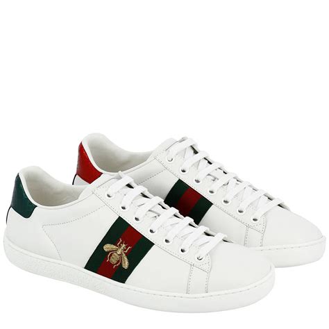 white gucci pirse|Gucci white sneakers for women.